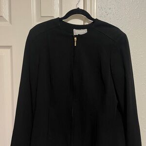 Liz Claiborne Elegant Wool Black Blazer​- Size 14
